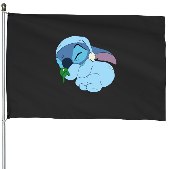 Stitch Sitting On Toothless Funny Backpack, Stitch Eras Tour , Stitch Shirt, Disney Land Lilo and Stitch House Flags
