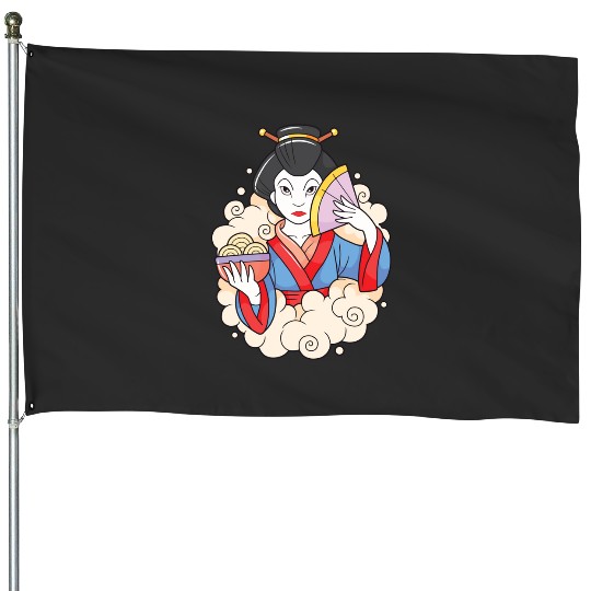 Cookie Chibi Head Nya Mischievous Elemental Master and Water Sticker: Disney Mulan Anime Mushu, Mulan and Mushu House Flags