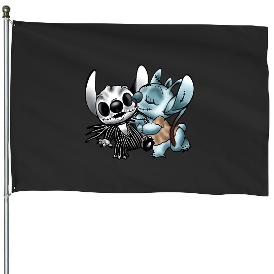 Stitch angel - celebrates Christmas Sticker, Stitch Eras Tour , Stitch Shirt, Disney Land Lilo and Stitch House Flags