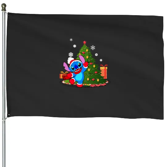 Mens My Favorite Cartoons Stitch For Children Gifts Music Fans  , Stitch Eras Tour , Stitch Shirt, Disney Land Lilo and Stitch House Flags