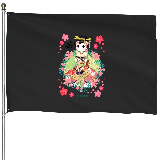 Fenghua Flying 90's Anime Aesthetic Sticker: Disney Mulan Anime Mushu, Mulan and Mushu House Flags