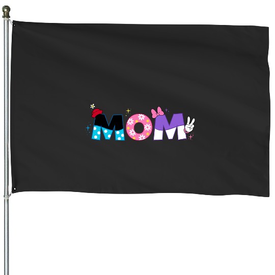 Disney Minnie Mouse and Daisy Duck Mom Mother’s Day Birthday House Flags