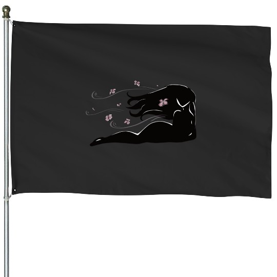 Warrior Princess Sticker: Disney Mulan Anime Mushu, Mulan and Mushu House Flags