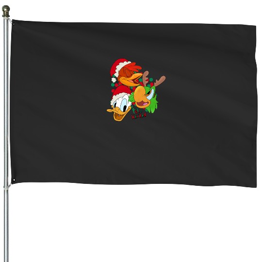 The Three Caballeros Christmas  : Mickey Disney Christmas, Disney Christmas House Flags