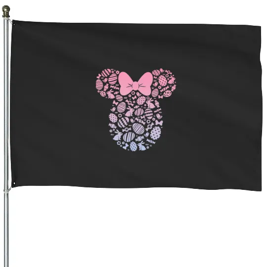 Lilo Stitch Wild About Spring Easter Bunny  : Mickey Disney Christmas, Disney Christmas House Flags