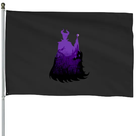 Midnight Maleficent  1 SALE!! : Disney Villains Maleficent , Maleficent Gift S-5XL House Flags