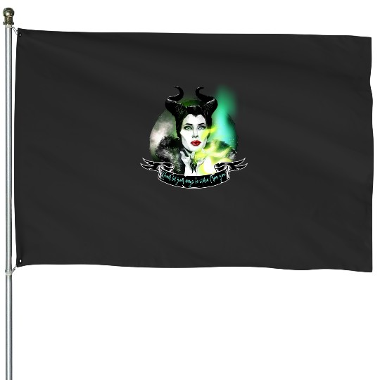 Maleficent  25 SALE!! : Disney Villains Maleficent , Maleficent Gift S-5XL House Flags