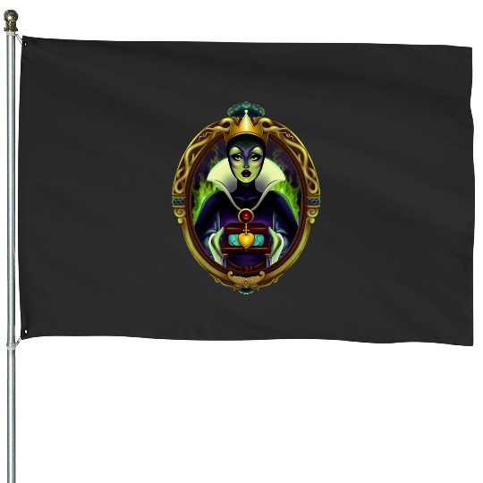 Evil Queen Mirror   SALE!! : Disney Villains Maleficent , Maleficent Gift S-5XL House Flags