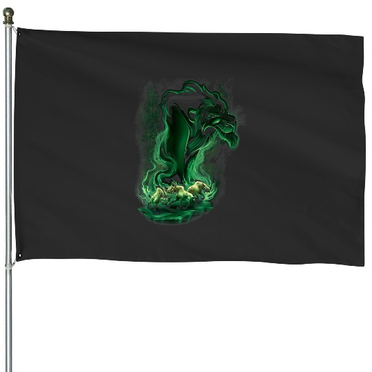 Lion King Scar Smoke Graphic    SALE!! : Disney Villains Maleficent , Maleficent Gift S-5XL House Flags