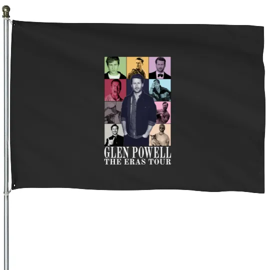 Discover Glen Powell The Eras Tour  , Twilight  _ Twilight Saga , The Eras Saga House Flags
