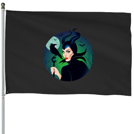 Evil Fairy   SALE!! : Disney Villains Maleficent , Maleficent Gift S-5XL House Flags