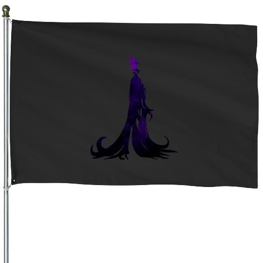 Villain Inspired Silhouette   SALE!! : Disney Villains Maleficent , Maleficent Gift S-5XL House Flags