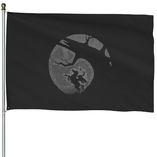 Moonlight Headless Horseman poster from Tim Burton's Sleepy Hollow movie made up  small curved shapes  1 SALE!! : Disney Villains Maleficent , Maleficent Gift S-5XL House Flags
