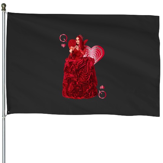 Disney Descendants The Rise Of Red Queen Of Hearts Portrait House Flags