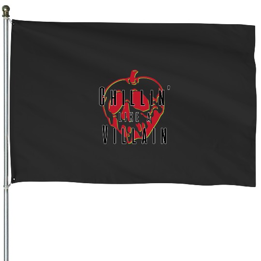 Chillin like a Villain - Evil Queen   SALE!! : Disney Villains Maleficent , Maleficent Gift S-5XL House Flags