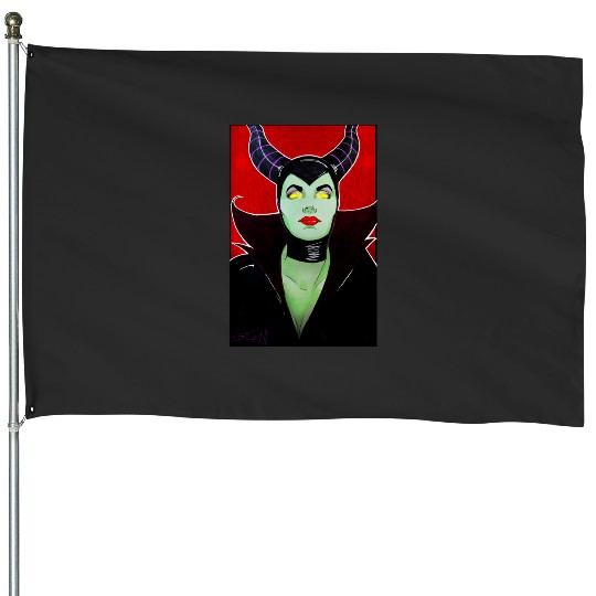 Maleficent  71 SALE!! : Disney Villains Maleficent , Maleficent Gift S-5XL House Flags