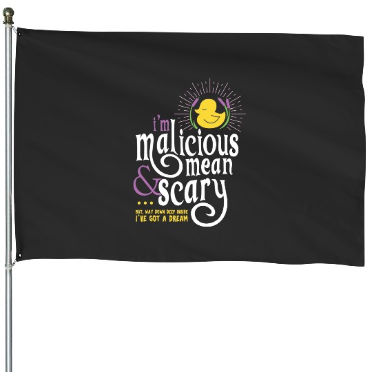 I'm Malicious Snuggly Duckling - Tangled   SALE!! : Disney Villains Maleficent , Maleficent Gift S-5XL House Flags