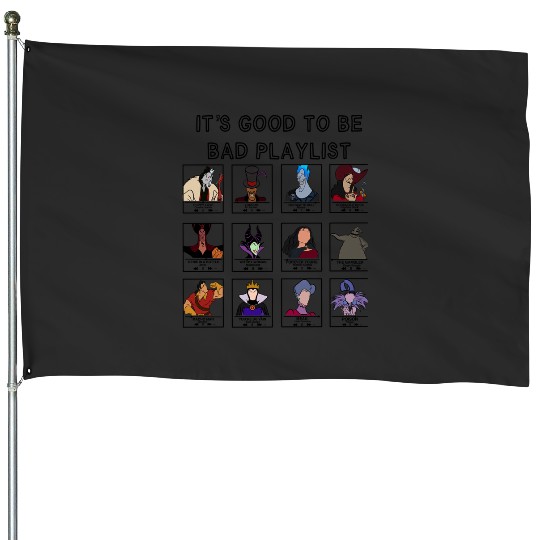 Villains Playlist   SALE!! : Disney Villains Maleficent , Maleficent Gift S-5XL House Flags