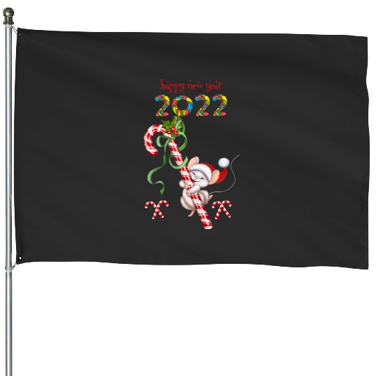 The festive set is sweeter with candy canes  : Mickey Disney Christmas, Disney Christmas House Flags