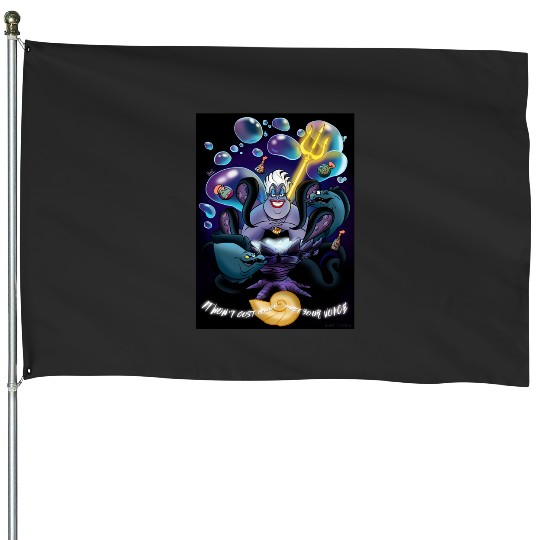Ursula poster   SALE!! : Disney Villains Maleficent , Maleficent Gift S-5XL House Flags