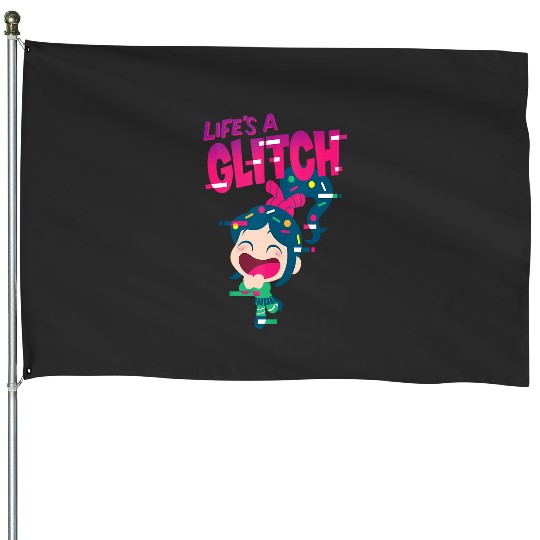 Disney Ralph Breaks the Internet Vanellope Glitch Tank Top House Flags