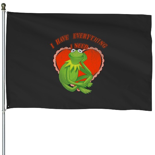 Disney The Muppets Valentines Day Kermit I Have Everything House Flags