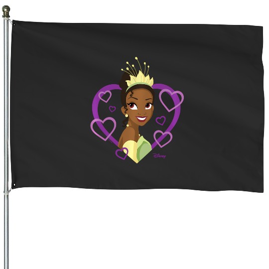 Disney Princess - Tiana Heart House Flags