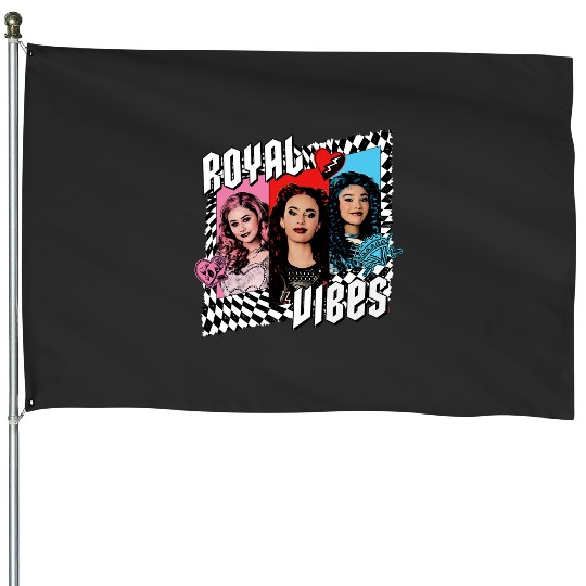 Disney Descendants 4 The Rise of Red Trio Royal Vibes House Flags