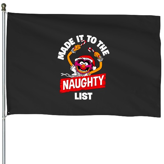 Disney The Muppets Christmas Animal Made The Naughty List House Flags