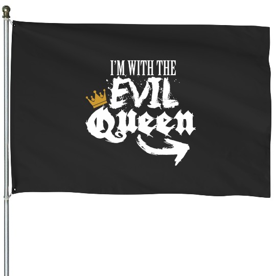 With The Evil Queen matching halloween costume for couples   SALE!! : Disney Villains Maleficent , Maleficent Gift S-5XL House Flags