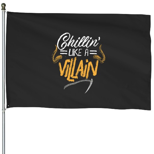 Comic Book Chillin Like A Villain Gift graphic   SALE!! : Disney Villains Maleficent , Maleficent Gift S-5XL House Flags
