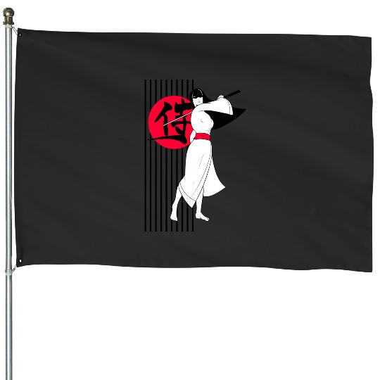Samurai  4: Disney Mulan Anime Mushu, Mulan and Mushu House Flags