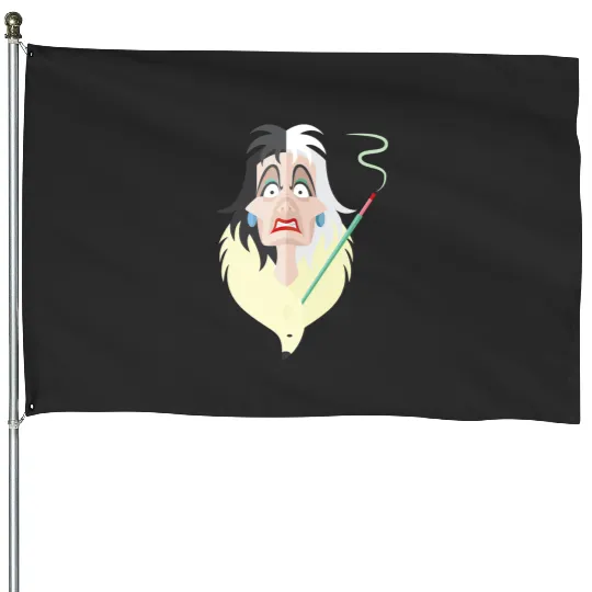 Discover Cruella Deville  1 SALE!! : Disney Villains Maleficent , Maleficent Gift S-5XL House Flags