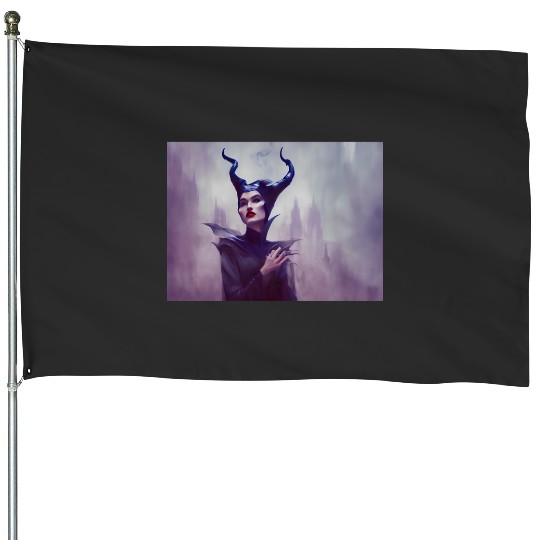 Maleficent inspired water colour   SALE!! : Disney Villains Maleficent , Maleficent Gift S-5XL House Flags