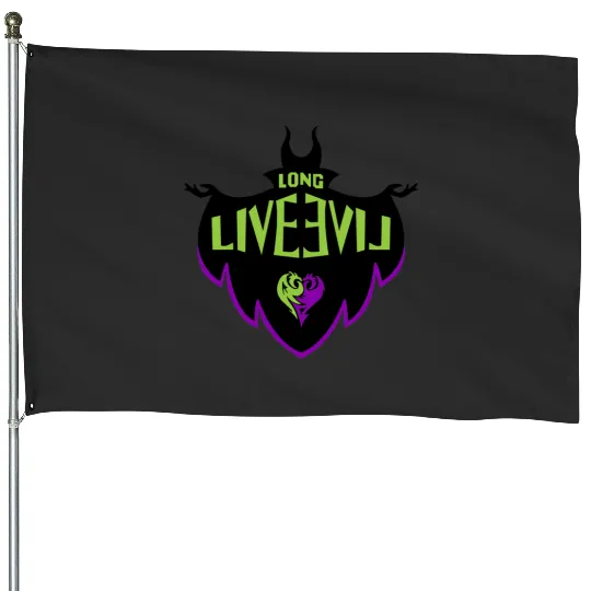 Discover long live evil  1 SALE!! : Disney Villains Maleficent , Maleficent Gift S-5XL House Flags