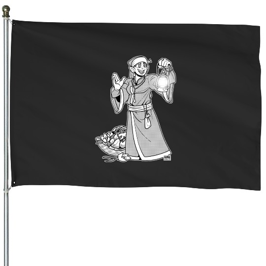 Samurai Woman  Farewell Sticker: Disney Mulan Anime Mushu, Mulan and Mushu House Flags