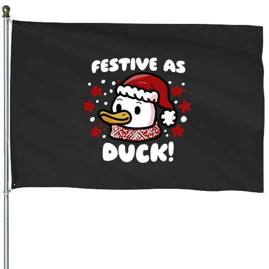 Discover Festive as Duck - Christmas Duck  : Mickey Disney Christmas, Disney Christmas House Flags