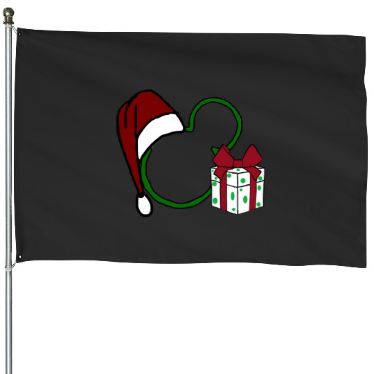 Discover Holiday ears  1: Mickey Disney Christmas, Disney Christmas House Flags