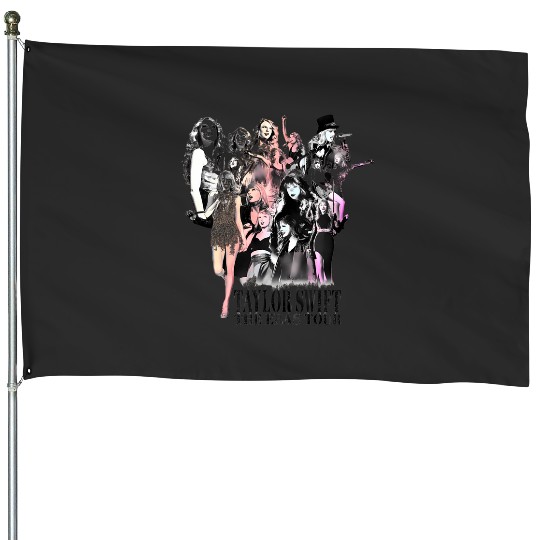 Discover Music Vintage Christmas Tour Halloween Concert  20 , Vintage Taylor Reputation , Taylor Gift S - 5XL |  Taylor Beautiful House Flags