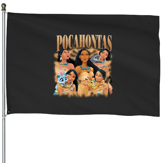 Disney Pocahontas Princess Homage House Flags, Disney Princess
