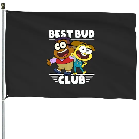 Disney Channel Big City Greens Cricket Remy Best Bud Club House Flags