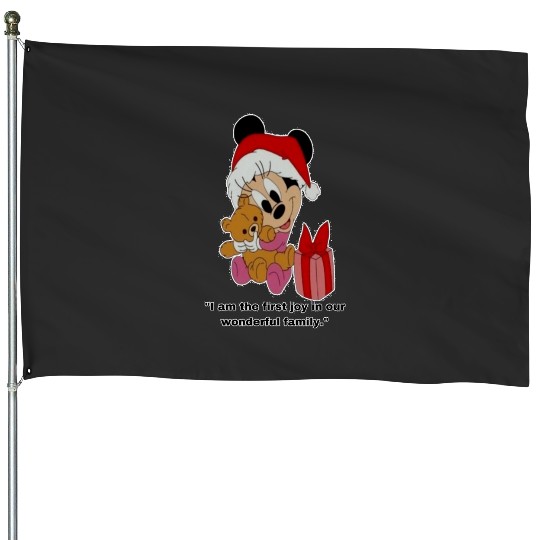 Discover First joy. Premium Scoop : Mickey Disney Christmas, Disney Christmas House Flags