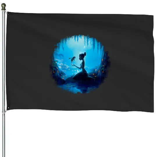 Disney Princess And The Frog Swamp Night Graphic Hoodie House Flags