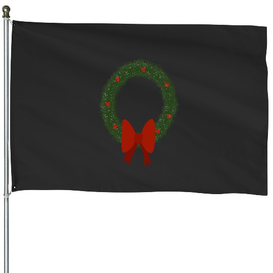 Christmas Wreath  : Mickey Disney Christmas, Disney Christmas House Flags