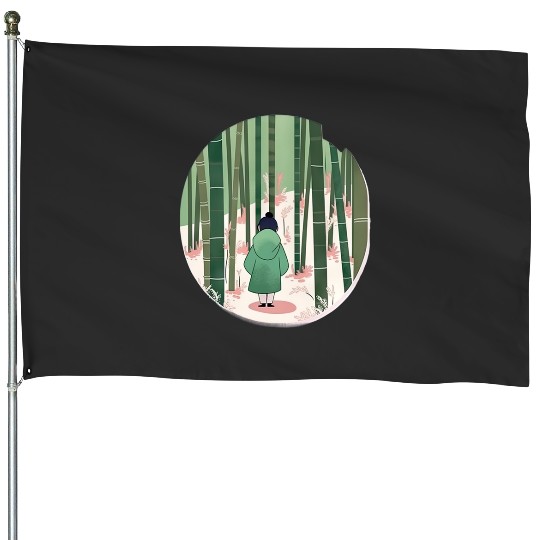 Kawaii Samurai Girl Theme Sticker1: Disney Mulan Anime Mushu, Mulan and Mushu House Flags