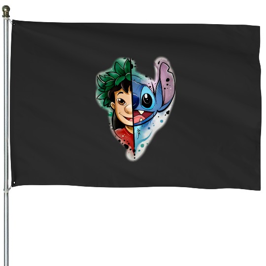 Bossy Stitch Colour Sticker, Stitch Eras Tour , Stitch Shirt, Disney Land Lilo and Stitch House Flags