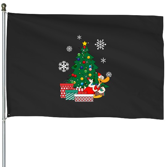 Discover Gandy Goose Around The Christmas Tree  : Mickey Disney Christmas, Disney Christmas House Flags