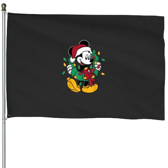 Discover Mouse Christmas Lights   : Mickey Disney Christmas, Disney Christmas House Flags