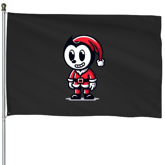 Bendy Santa Claus  : Mickey Disney Christmas, Disney Christmas House Flags