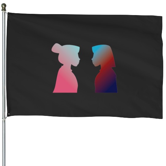 warrior princess 01 Sticker: Disney Mulan Anime Mushu, Mulan and Mushu House Flags